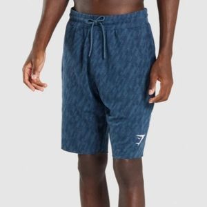 Gymshark | Shorts | Gymshark Critical 9 Shorts In Teal Print | Poshmark